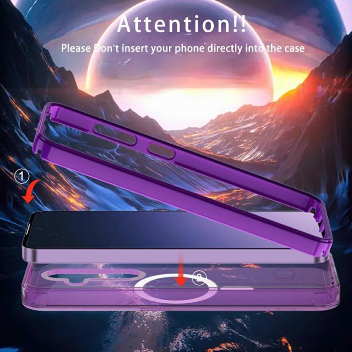 OEM - Mobilskal för Samsung Galaxy S26 Magnetiskt PC + TPU - Mörklila