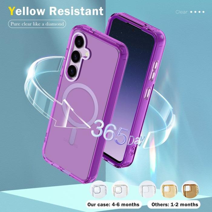 OEM - Mobilskal för Samsung Galaxy S26 Magnetiskt PC + TPU - Mörklila