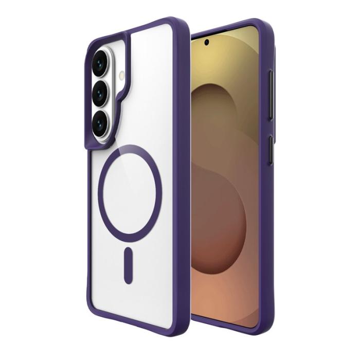 OEM - Mobilskal för Samsung Galaxy S26 Magnetiskt PC + TPU Stöttålig - Lila