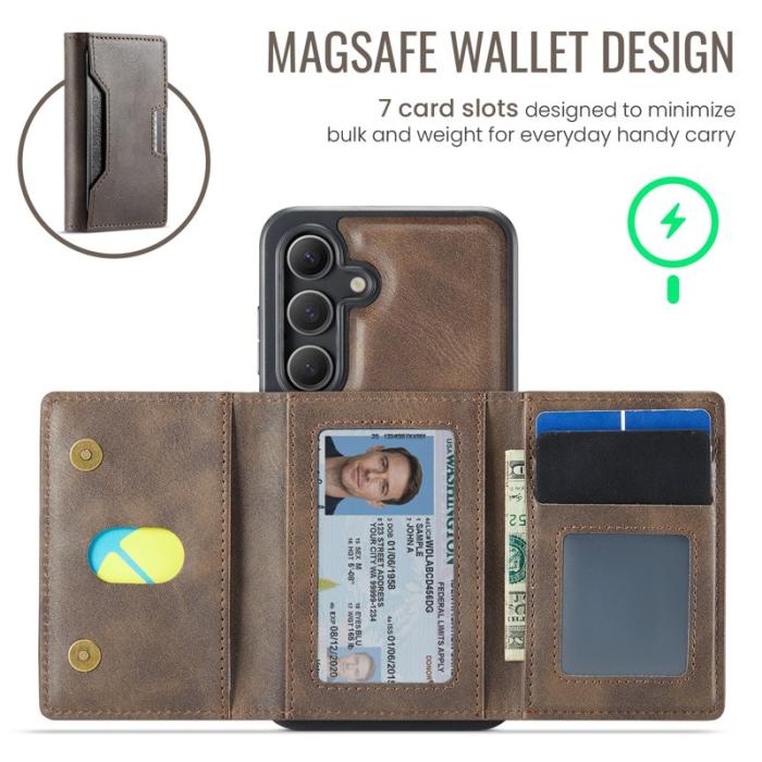 MAGKING - MAGKING Mobilskal för Samsung Galaxy S26 Magnetiskt PU + TPU - Kaffe