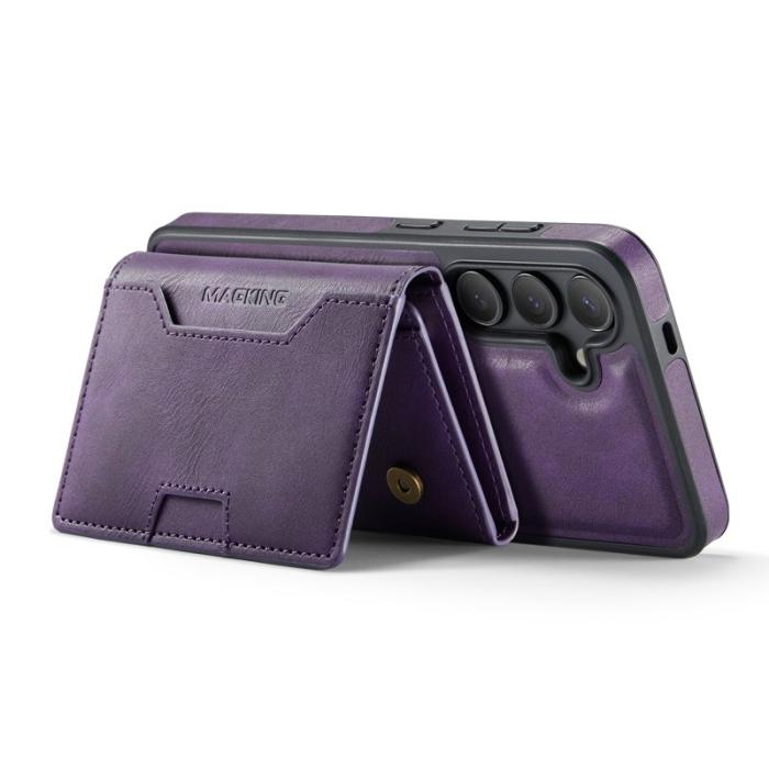 MAGKING - MAGKING Mobilskal för Samsung Galaxy S26 Magnetiskt PU + TPU - Lila