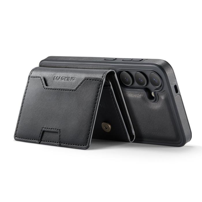 MAGKING - MAGKING Mobilskal för Samsung Galaxy S26 Magnetiskt PU + TPU - Svart