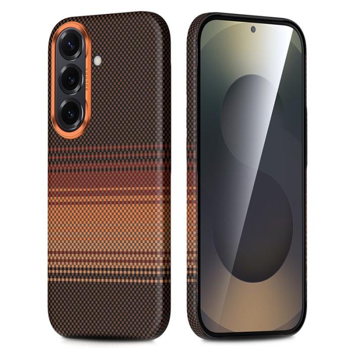 SULADA - Sulada Mobilskal för Samsung Galaxy S26 Magnetiskt Shockproof PC - Orange