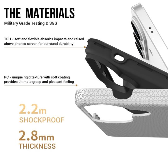 OEM - Mobilskal för Samsung Galaxy S26 Magnetiskt Shockproof TPU + PC - Silver