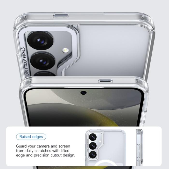 OEM - Mobilskal för Samsung Galaxy S26 Magnetiskt Shockproof TPU - Vit