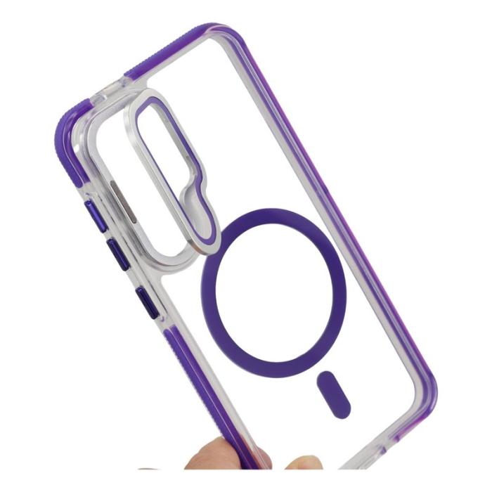 OEM - Mobilskal för Samsung Galaxy S26 Magnetiskt TPU + Akryl - Lila