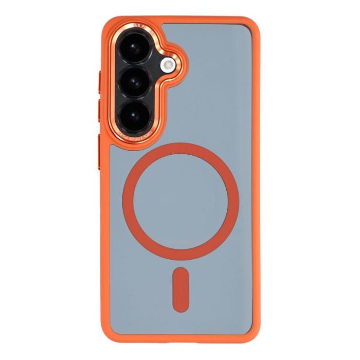 OEM - Mobilskal för Samsung Galaxy S26 Magnetiskt TPU + Akryl - Orange