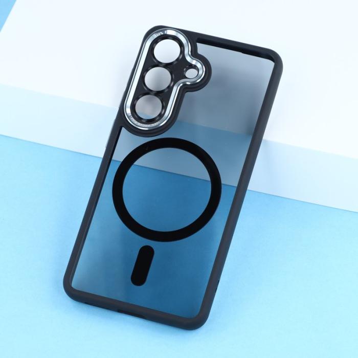 OEM - Mobilskal för Samsung Galaxy S26 Magnetiskt TPU + Akryl - Svart