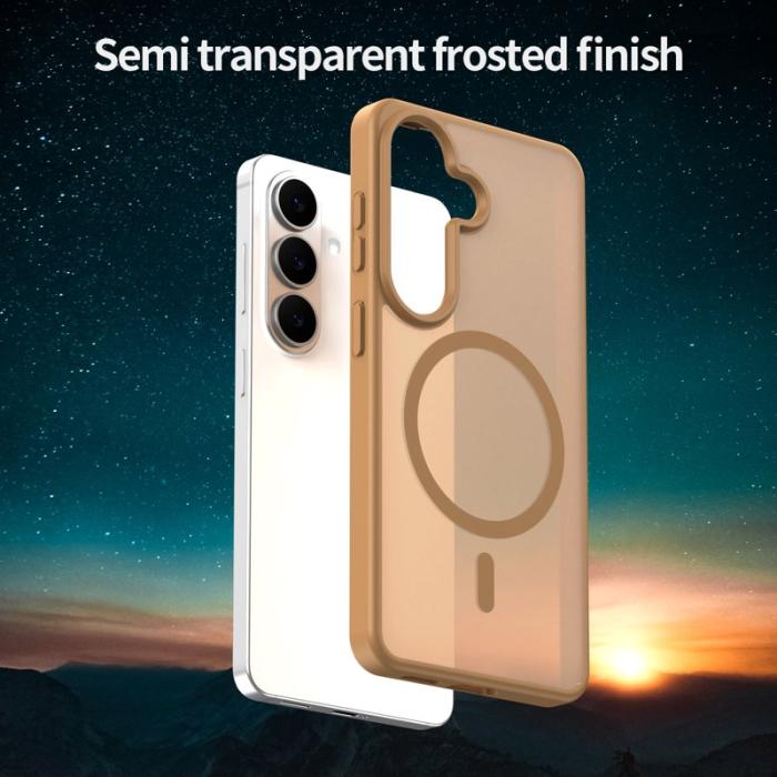 ABEEL - ABEEL Mobilskal för Samsung Galaxy S26 Magnetiskt TPU + PC - Guld