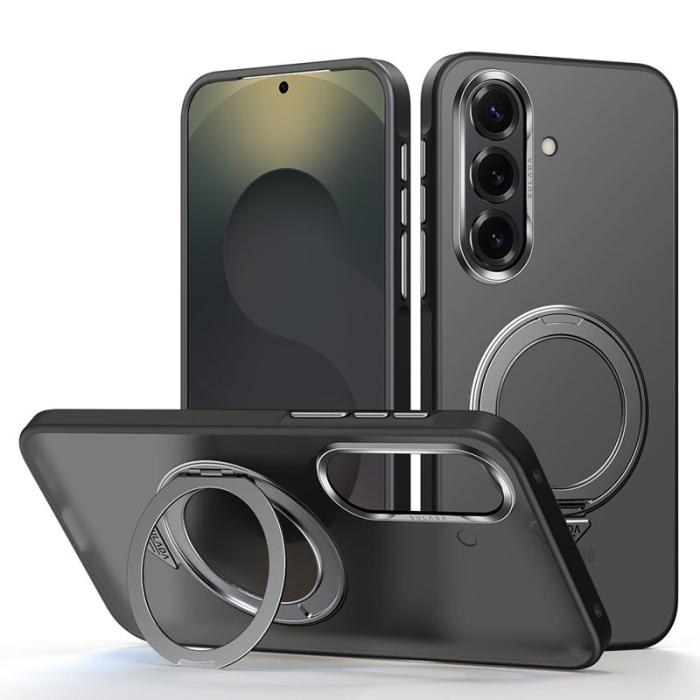 SULADA - Sulada Mobilskal för Samsung Galaxy S26 Magnetiskt med Kickstand - Titan Svart