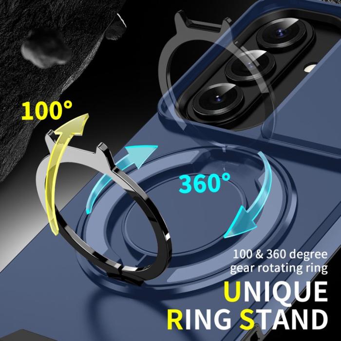 OEM - Mobilskal för Samsung Galaxy S26 Magnetiskt TPU + PC med skärmskydd - Blå