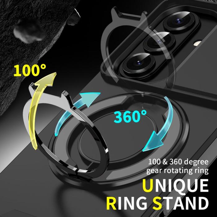 OEM - Mobilskal för Samsung Galaxy S26 Magnetiskt TPU + PC med skärmskydd - Svart