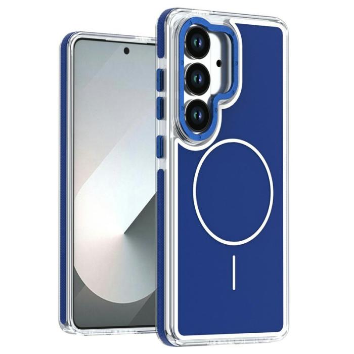 OEM - Mobilskal för Samsung Galaxy S26 Magnetiskt TPU + PC Shockproof - Blå