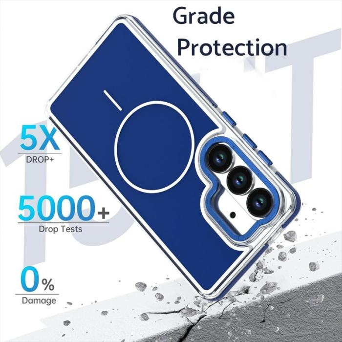 OEM - Mobilskal för Samsung Galaxy S26 Magnetiskt TPU + PC Shockproof - Blå