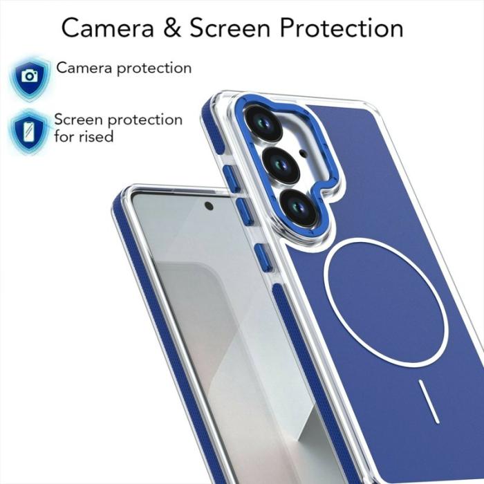 OEM - Mobilskal för Samsung Galaxy S26 Magnetiskt TPU + PC Shockproof - Blå