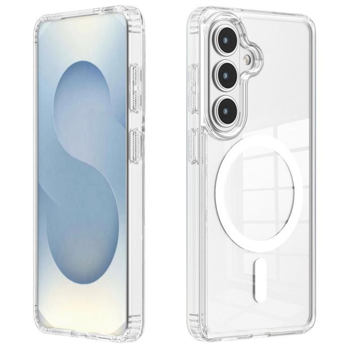 OEM - Mobilskal för Samsung Galaxy S26 Magnetiskt TPU PC Stöttålig - Transparent