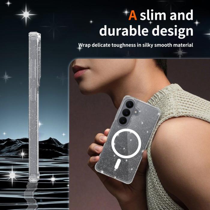 OEM - Mobilskal för Samsung Galaxy S26 Magnetiskt TPU Scratch-proof - Transparent