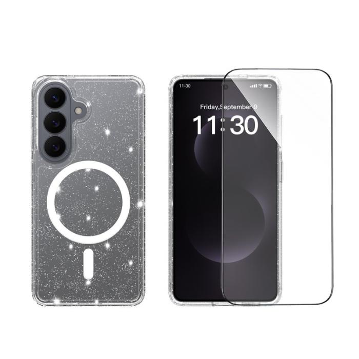 OEM - Mobilskal för Samsung Galaxy S26 Magnetiskt TPU Scratch-proof - Transparent