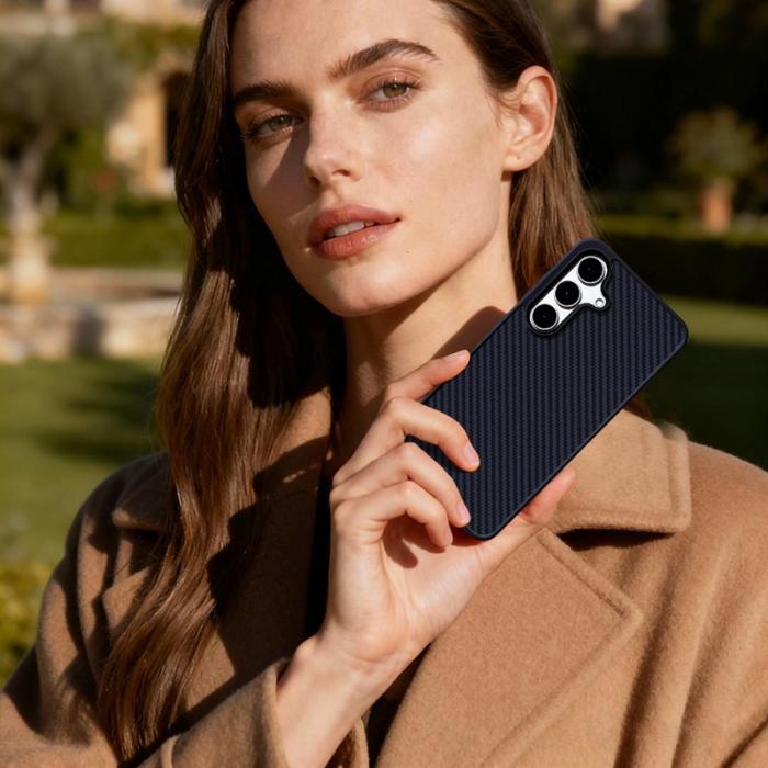 EYCASE - EYCASE Mobilskal för Samsung Galaxy S26 Magnetiskt TPU - Svart Grå