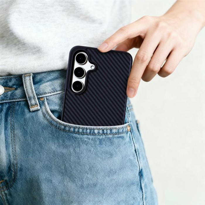 EYCASE - EYCASE Mobilskal för Samsung Galaxy S26 Magnetiskt TPU - Svart Grå