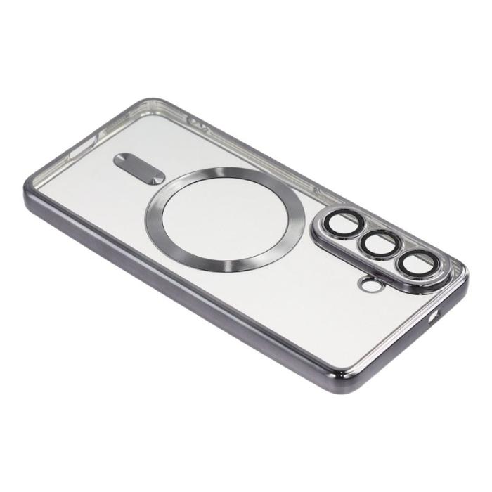 X-Level - X-Level Mobilskal för Samsung Galaxy S26 Magnetiskt TPU Transparent - Grå