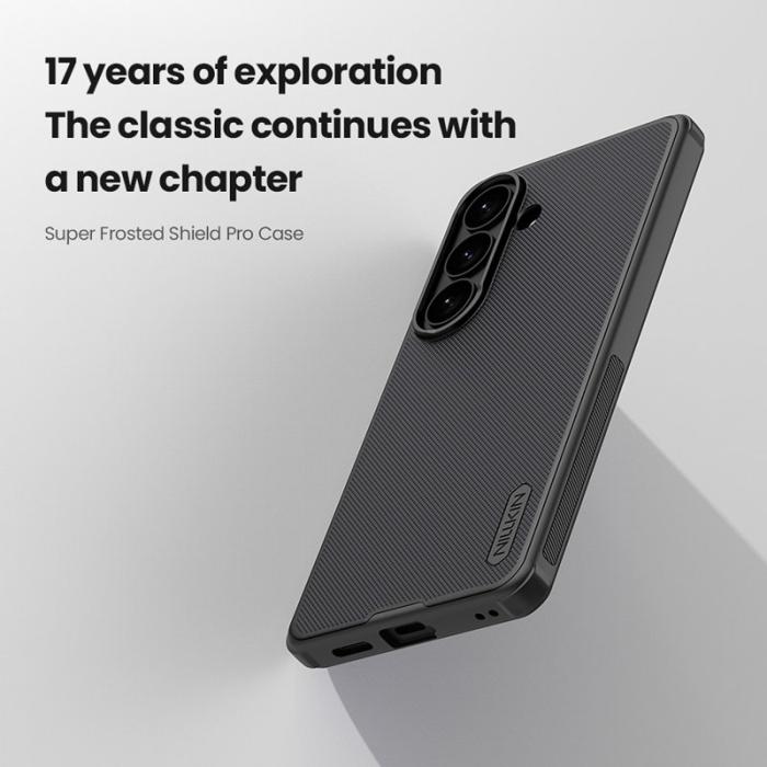 Nillkin - Nillkin Mobilskal för Samsung Galaxy S26 Matt PC + TPU - Grå