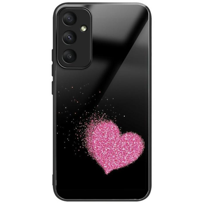 OEM - Mobilskal för Samsung Galaxy S26 Mönstertryck Härdat glas TPU - Love