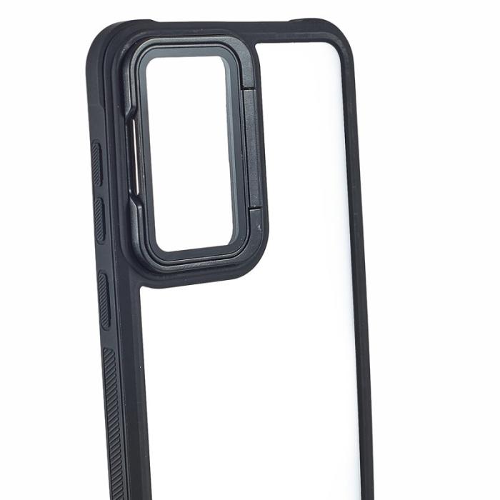 OEM - Mobilskal för Samsung Galaxy S26 PC + TPU med kickstand - Svart