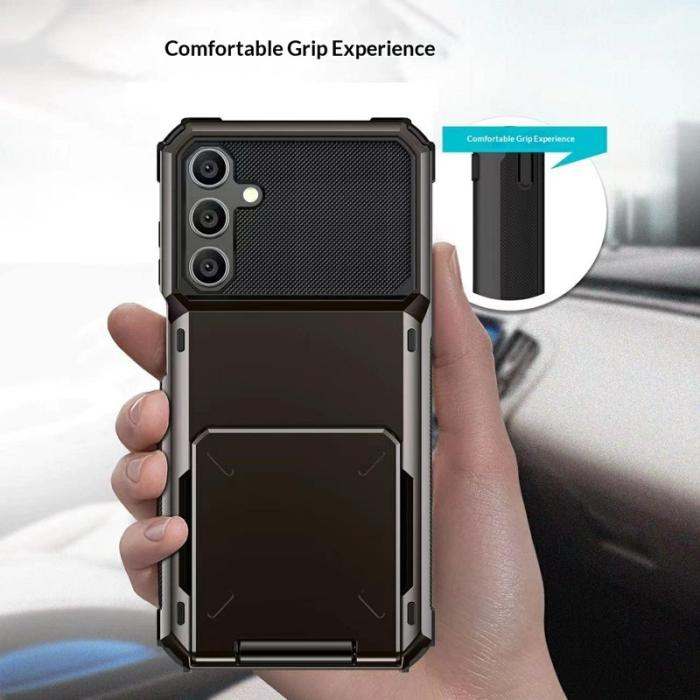 OEM - Mobilskal för Samsung Galaxy S26 PC + TPU med kortfack - Blå