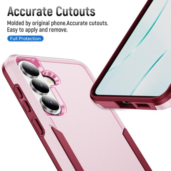 OEM - Mobilskal för Samsung Galaxy S26 PC + TPU Militärklass - Rosa