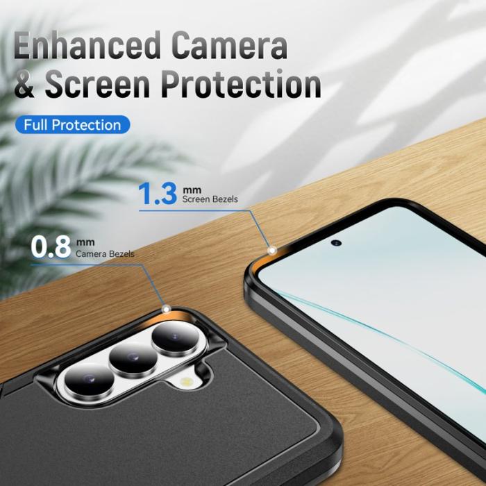 OEM - Mobilskal för Samsung Galaxy S26 PC + TPU Militärklassad - Svart