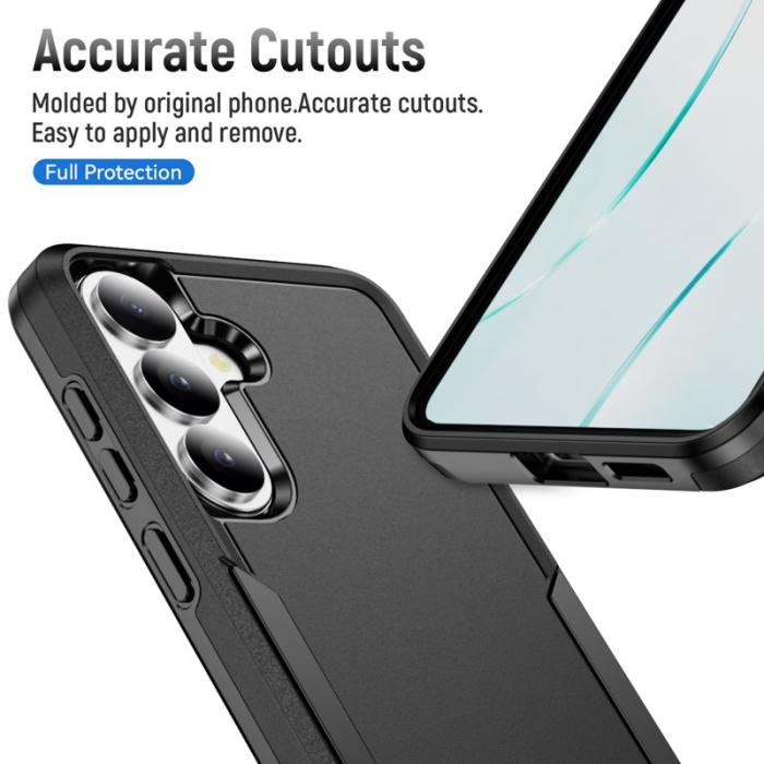 OEM - Mobilskal för Samsung Galaxy S26 PC + TPU Militärklassad - Svart