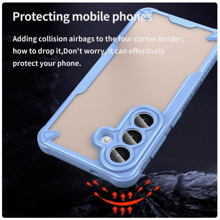 OEM - Mobilskal för Samsung Galaxy S26 PC + TPU Semi-Transparent - Blå