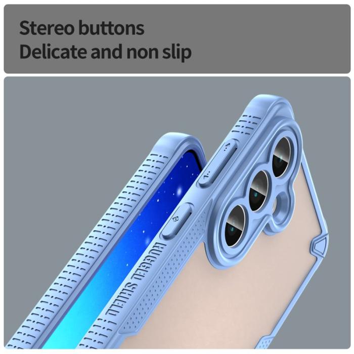 OEM - Mobilskal för Samsung Galaxy S26 PC + TPU Semi-Transparent - Blå