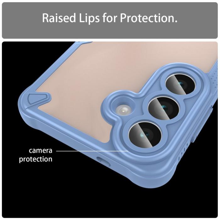 OEM - Mobilskal för Samsung Galaxy S26 PC + TPU Semi-Transparent - Blå