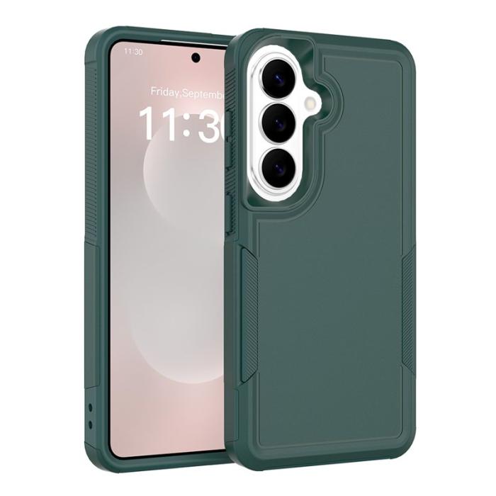 OEM - Mobilskal för Samsung Galaxy S26 PC + TPU Stöttålig - Mörkgrön