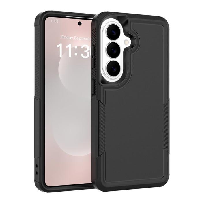 OEM - Mobilskal för Samsung Galaxy S26 PC + TPU Stöttålig - Svart