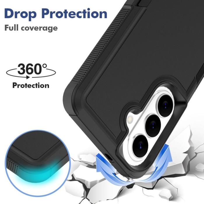 OEM - Mobilskal för Samsung Galaxy S26 PC + TPU Stöttålig - Svart