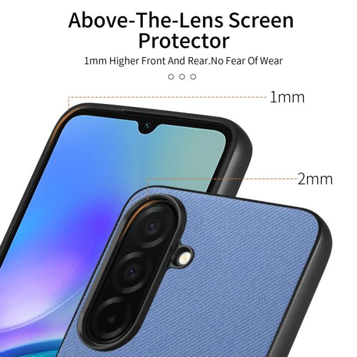 OEM - Mobilskal för Samsung Galaxy S26 Plus Konstläder - Blå