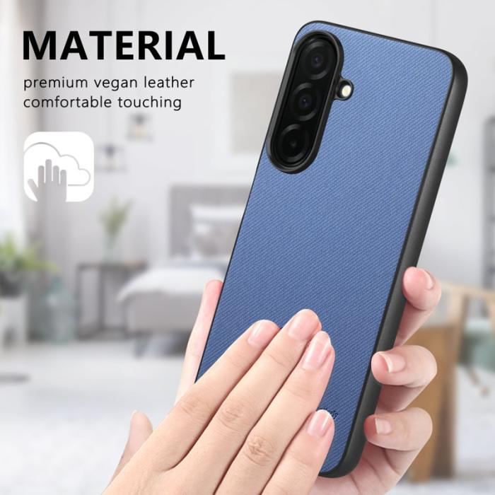 OEM - Mobilskal för Samsung Galaxy S26 Plus Konstläder - Blå