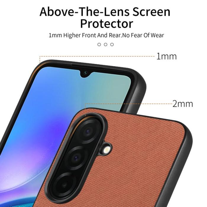 OEM - Mobilskal för Samsung Galaxy S26 Plus Konstläder - Brun