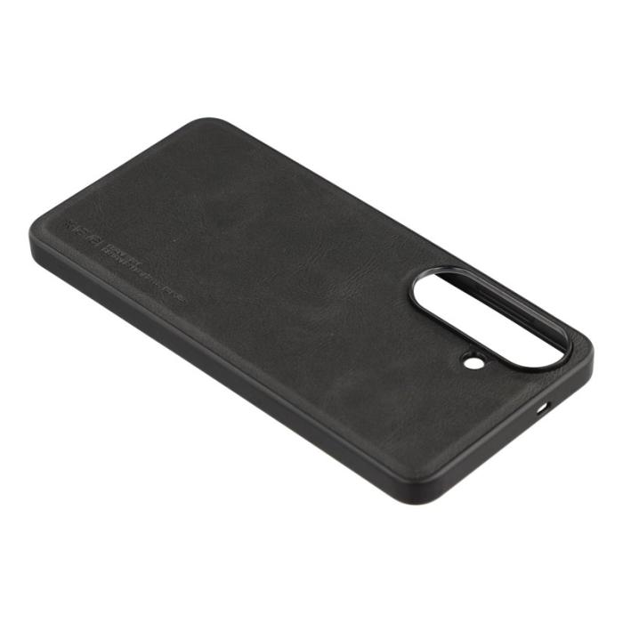 X-Level - X-Level Mobilskal för Samsung Galaxy S26 Plus Äkta läder PC + TPU - Svart