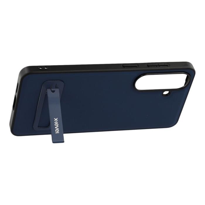 X-Level - X-Level Mobilskal för Samsung Galaxy S26 Plus Äkta läder + TPU - Blå