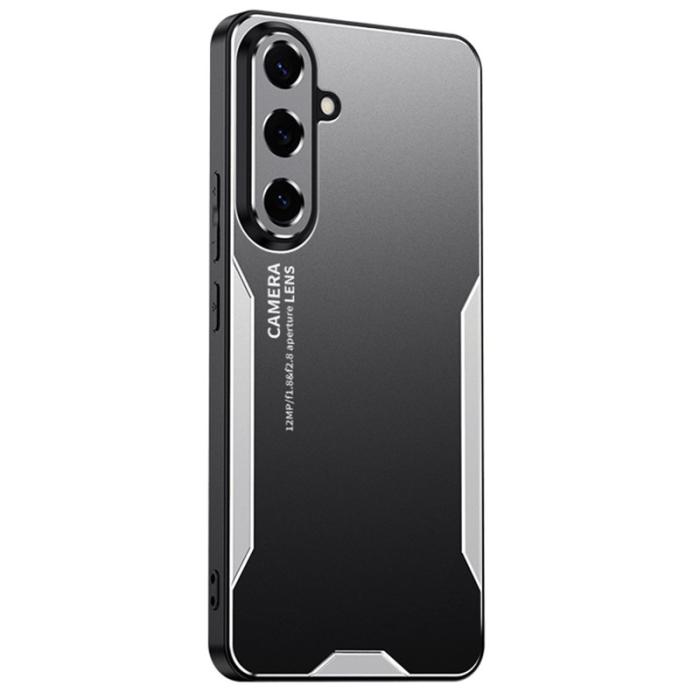 OEM - Mobilskal för Samsung Galaxy S26 Plus Aluminium TPU PC - Silver