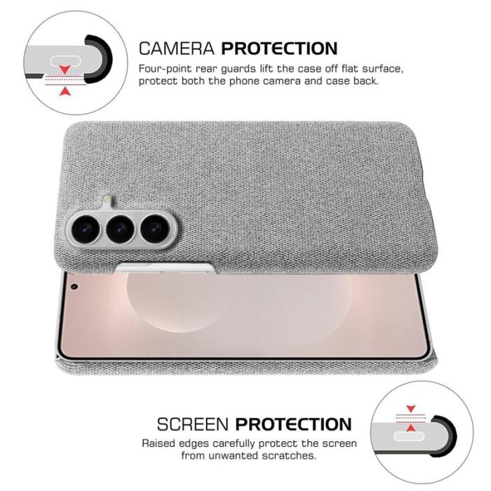 OEM - Mobilskal för Samsung Galaxy S26 Plus Anti-rep och PC - Ljusgrå