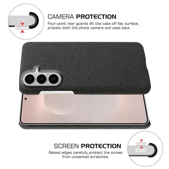 OEM - Mobilskal för Samsung Galaxy S26 Plus Anti-rep skydd PC - Svart