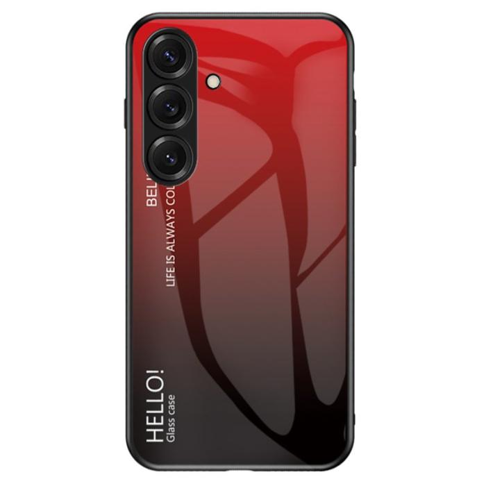 OEM - Mobilskal för Samsung Galaxy S26 Plus Anti-Scratch PC + TPU - Gradient Röd Svart