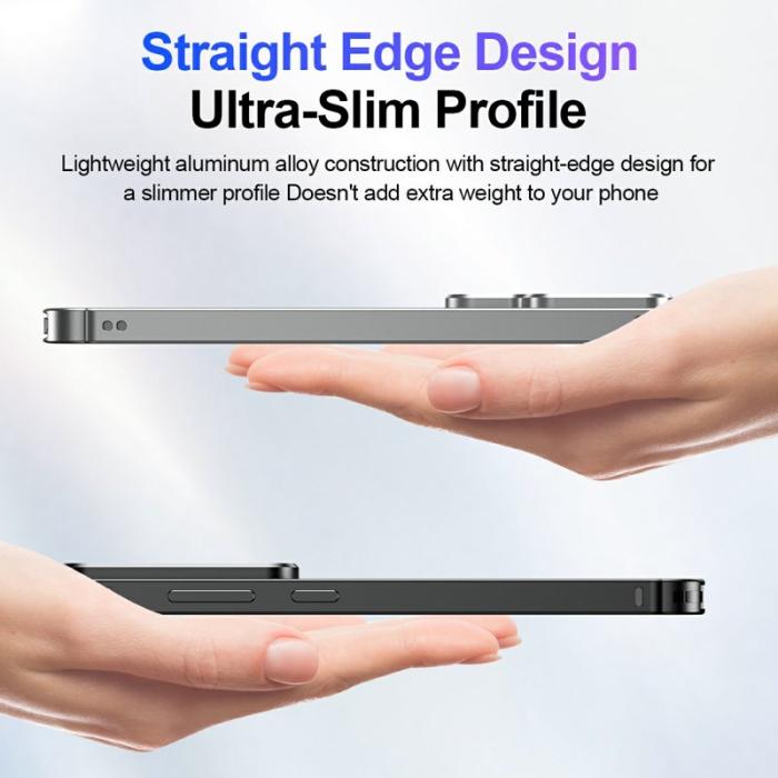 OEM - Mobilskal för Samsung Galaxy S26 Plus Bumper med linsram - Mörklila