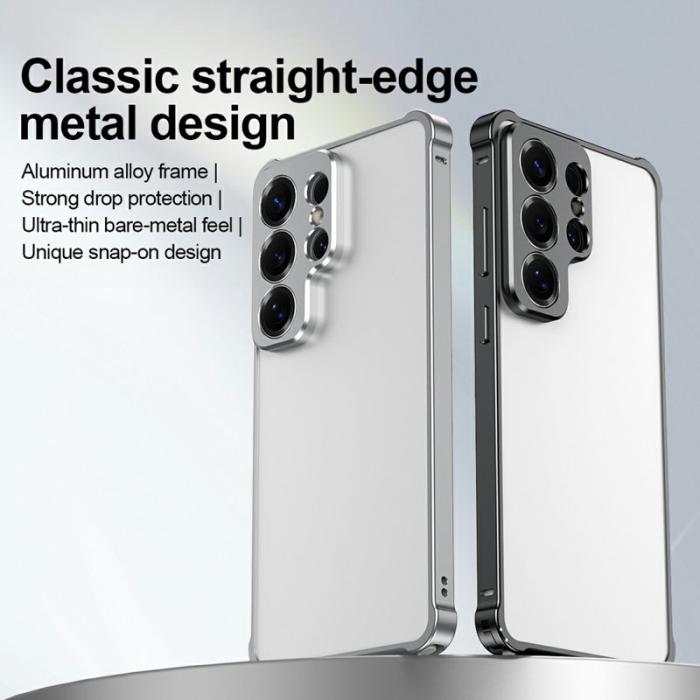 OEM - Mobilskal för Samsung Galaxy S26 Plus Bumper med linsram - Silver