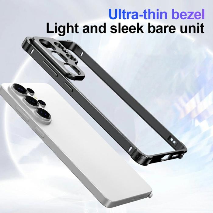 OEM - Mobilskal för Samsung Galaxy S26 Plus Bumper med linsram - Silver